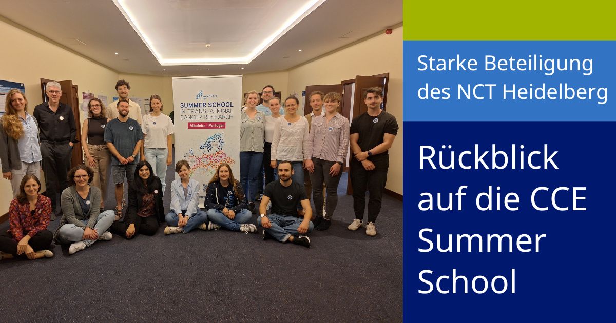 NCT_HD's tweet photo. @CancerCoreEU  brachte vom 6. - 11.10. erneut Nachwuchskräfte und Expert:innen aus der Krebsforschung an der  Algarve zur CCE Summer School in Translational Cancer Research zusammen.

Das NCT Heidelberg war dabei stark vertreten. 
Hier zum Rückblick https://t.co/orVTt0FlJQ https://t.co/DrWx6lESbr