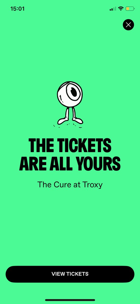 Beyond excited!! And still in shock I got tix for <a href="/thecure/">The Cure</a> #TheCure 

Husband’s early Xmas present 💝