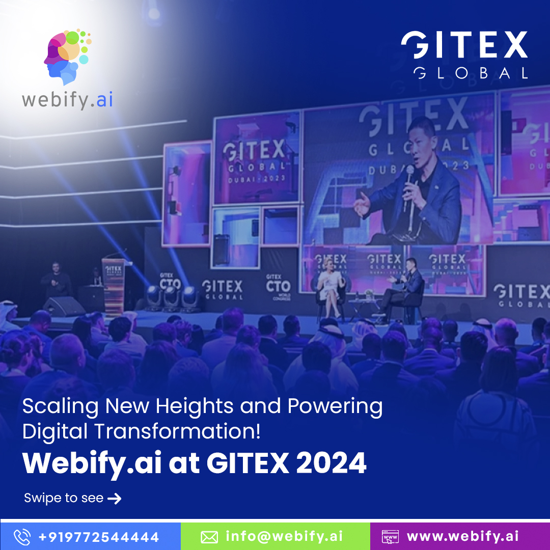 webifyai's tweet photo. 🚀Scaling New Heights and Powering Digital Transformation!
����https://t.co/mgiQfqq87d at GITEX 2024
#brandidentity #webdesigner #digital #AI #socialmedia #branding #strategy #websitedesign #brandingdesign #webdesign #digitalmarketingtips #socialmedia #website #seo #smm #success https://t.co/UZzXUG8T7C
