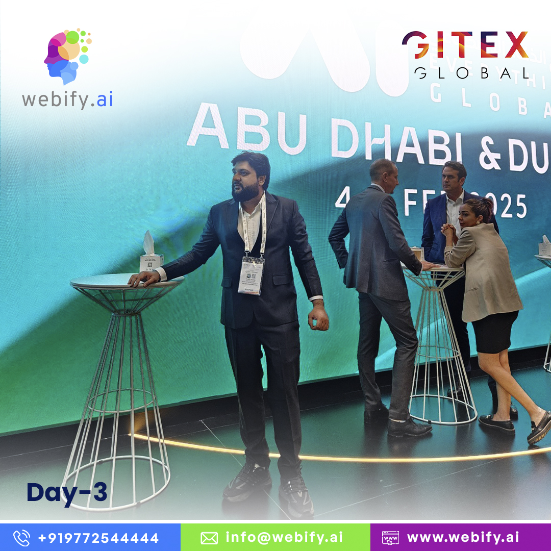 webifyai's tweet photo. 🚀Scaling New Heights and Powering Digital Transformation!
����https://t.co/mgiQfqq87d at GITEX 2024
#brandidentity #webdesigner #digital #AI #socialmedia #branding #strategy #websitedesign #brandingdesign #webdesign #digitalmarketingtips #socialmedia #website #seo #smm #success https://t.co/UZzXUG8T7C