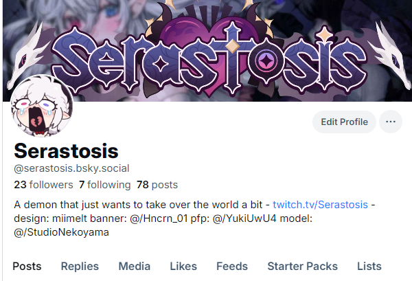 Serastosis 🏳️⚧️ Vtuber tweet media