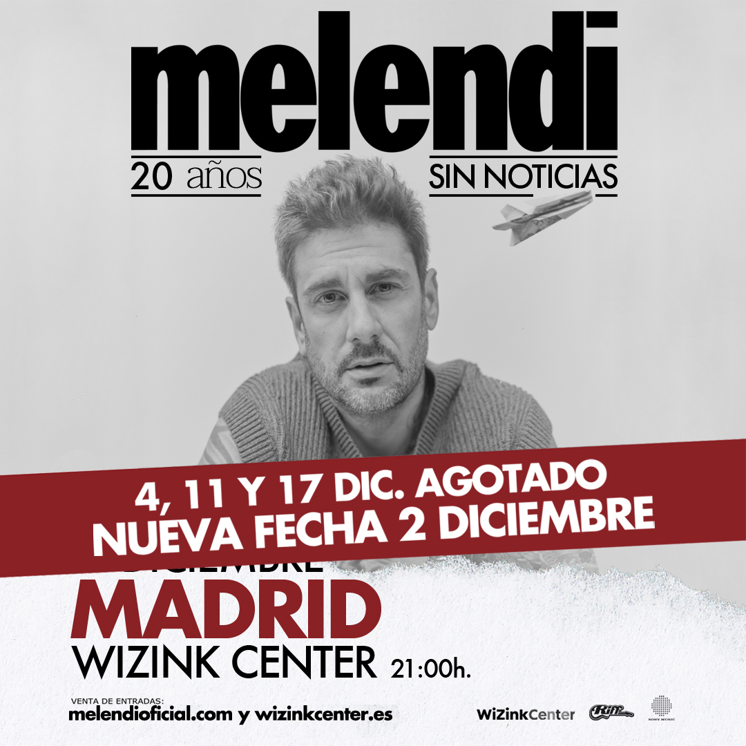 melendi_tour's tweet photo. Esto va para los:
“Abrid otra fecha que me he quedado sin entradas”
“Justo iba a comprarlas y se han agotado”
“Por favor, sacad una nueva fecha”
“Necesito otro concierto más”

Cuarta fecha en Madrid y tercera en Barcelona. A la venta el 18 de octubre a las 11:00h

@MelendiOficial https://t.co/HrPPfeBBHt