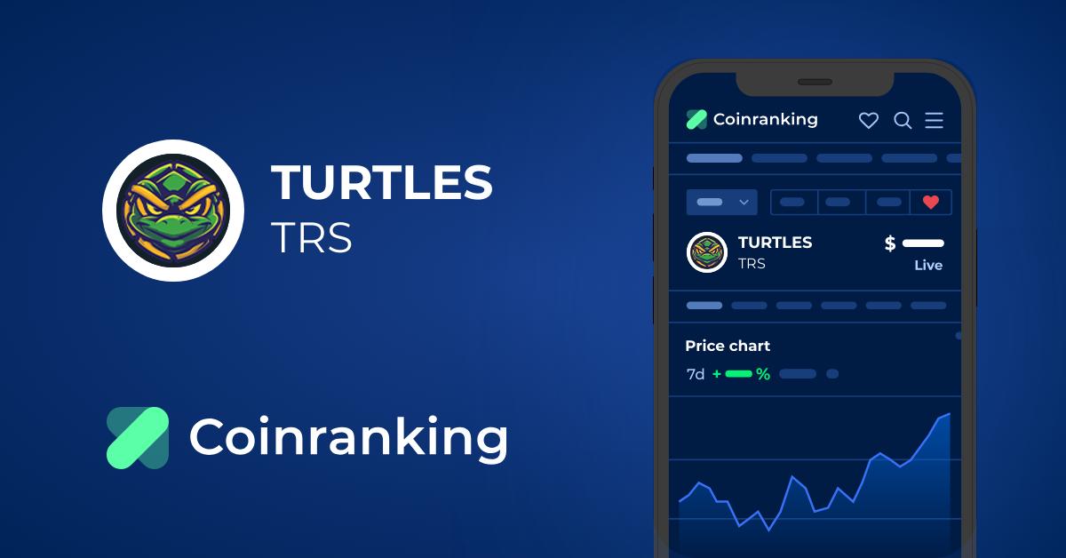 Turtlesworld's tweet photo. Listed on coinranking💥🐢
https://t.co/HhCxWrsZVK

#coinranking #Bitcoin #Turtles #coinscreener https://t.co/pYfHochmZy