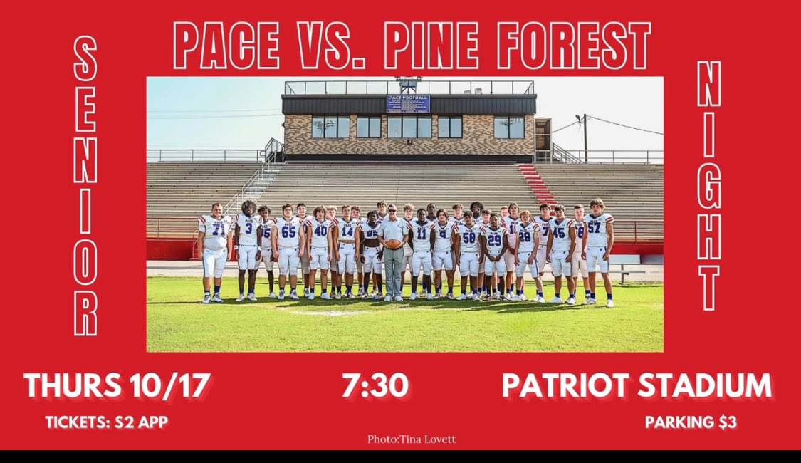 blk_birdie's tweet photo. Senior Night!  Can’t believe I’m about to watch him play the last regular game on that Pace High Field. ❤️8️⃣8️⃣💙 https://t.co/EFkxbIy1QA