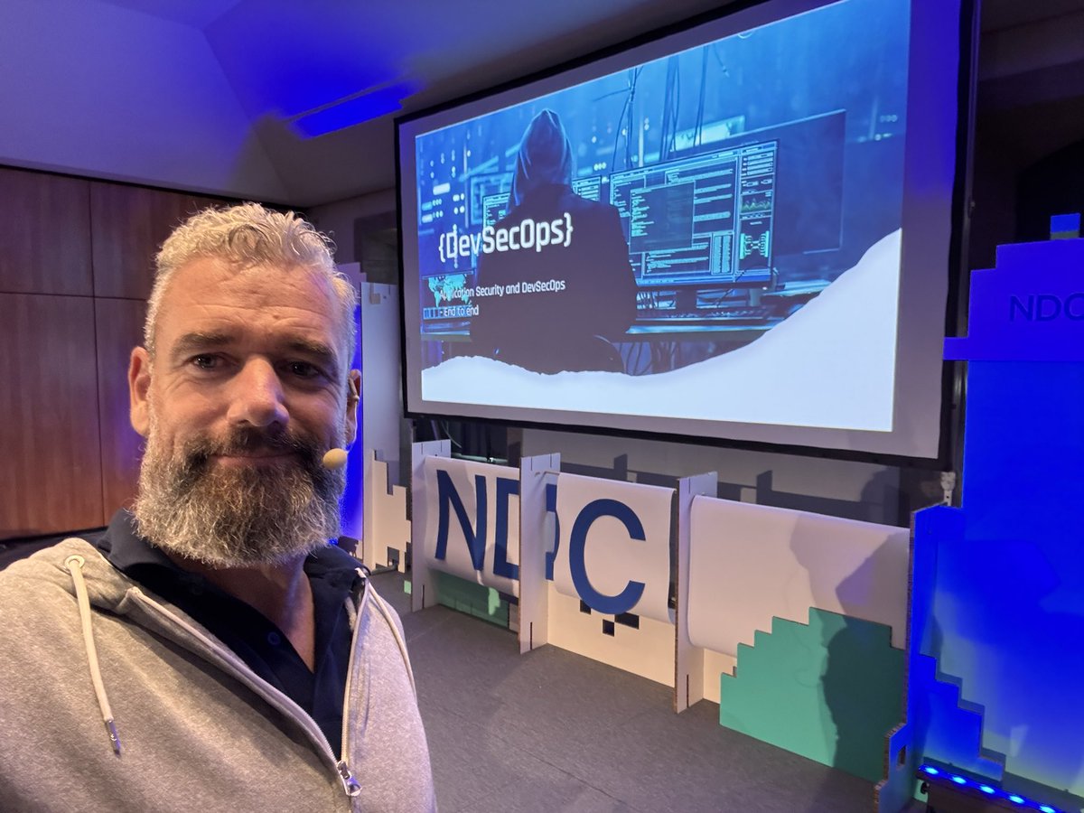 Full house at my talk about #DevSecOps at #ndcporto 

You can download my slides here: github.com/wulfland/NDCPo…