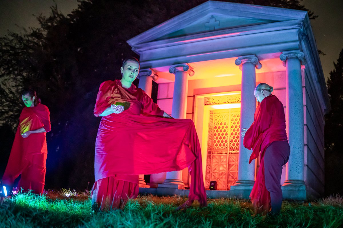 deathoclassical's tweet photo. (2/3) ... as musicians, dancers, circus performers, film projections, and more fill each mausoleum, walkway, and tombstone. It's one of our most extraordinary events of the year, and we're looking forward to sharing our favorite musical talents with you, INCLUDING... https://t.co/DEVLiVEiu6