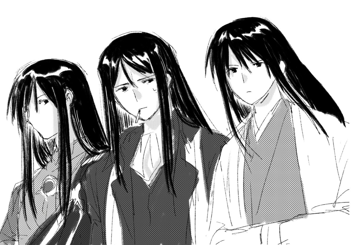 这样的黑长直们