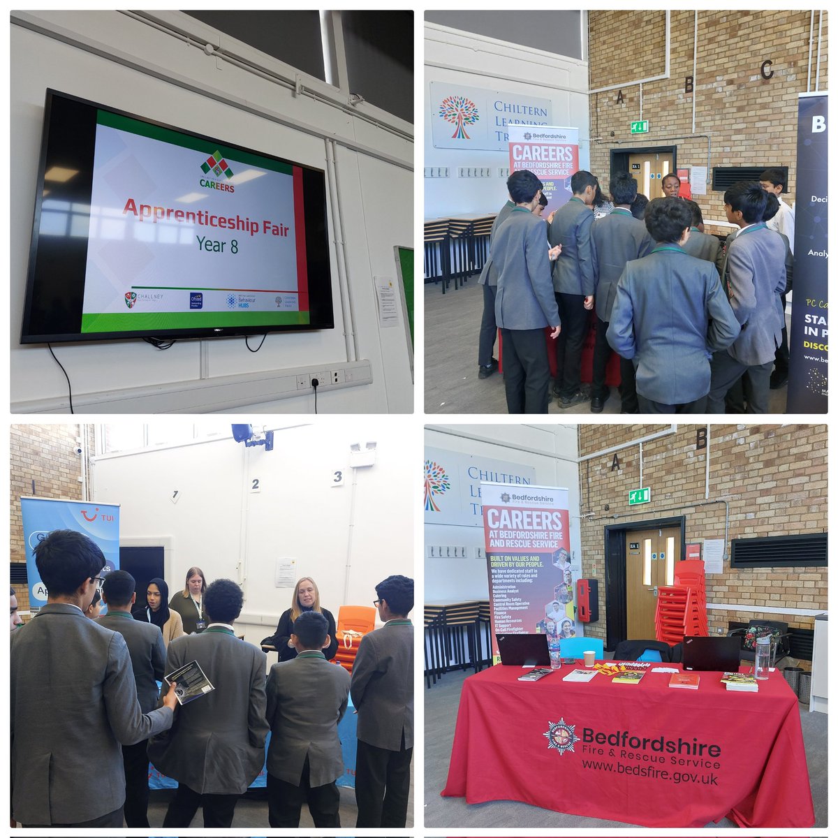 challneyfutures's tweet photo. Our Year 8 and Year 11 Apprenticeship fair was a great hit today. Students enjoyed meeting and speaking to employers and training providers to help make decisions on their future careers. Thanks to everyone who attended. #GBM5 #Apprenticeships #provideraccess https://t.co/FxKXD6URQL