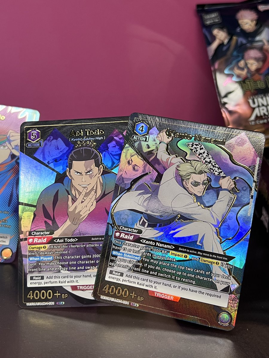 AWildCorphish's tweet photo. JJK reveals for #UNIONARENA_TCG at #NYCC 

More in replies https://t.co/3BuhaWiB4M