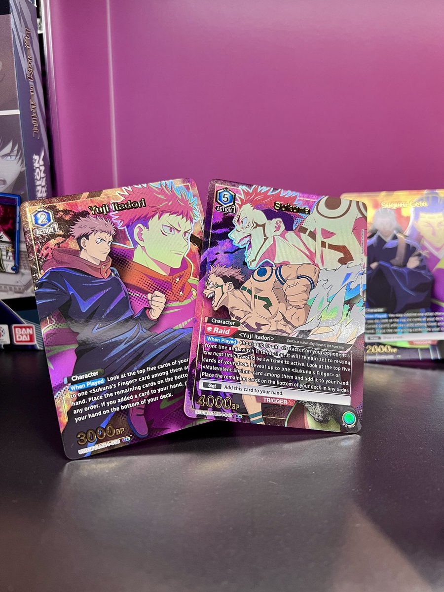 AWildCorphish's tweet photo. JJK reveals for #UNIONARENA_TCG at #NYCC 

More in replies https://t.co/3BuhaWiB4M