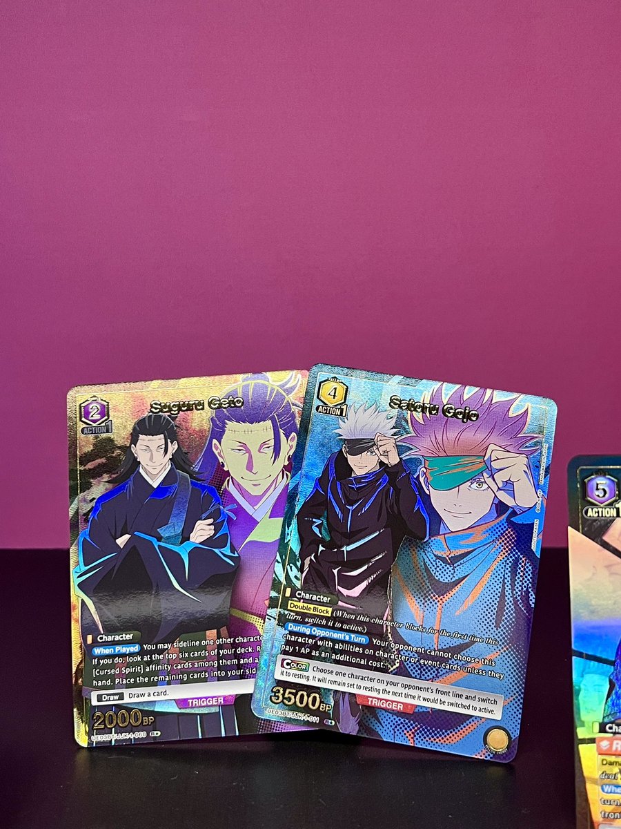 AWildCorphish's tweet photo. JJK reveals for #UNIONARENA_TCG at #NYCC 

More in replies https://t.co/3BuhaWiB4M
