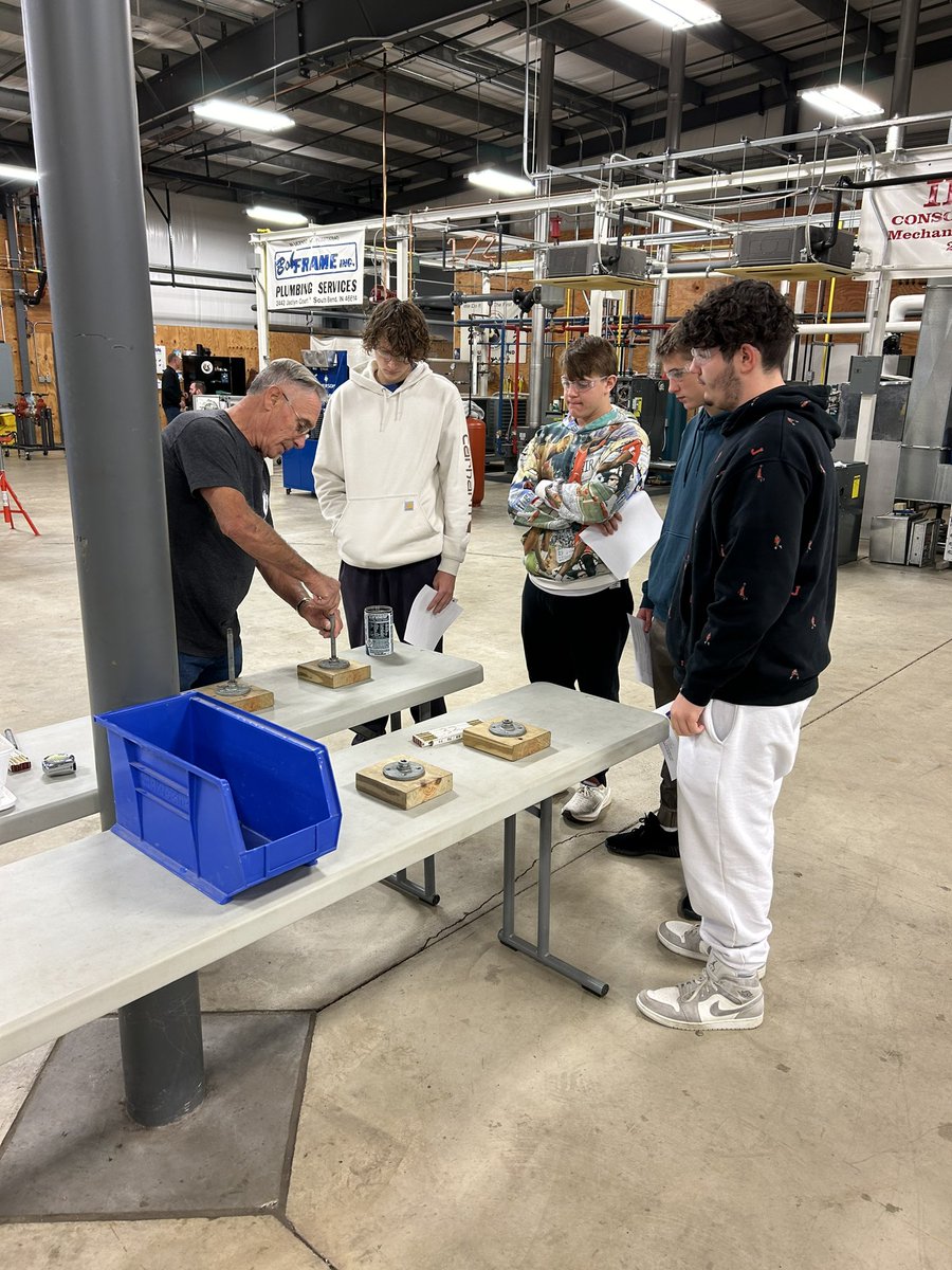 CteBuchanan's tweet photo. Thanks to the UA Local 172 Plumbers &amp; Pipefitters for hosting Industry Day and allowing our students to explore post-secondary opportunities. #BuckCTE https://t.co/DpbY4rMXGW
