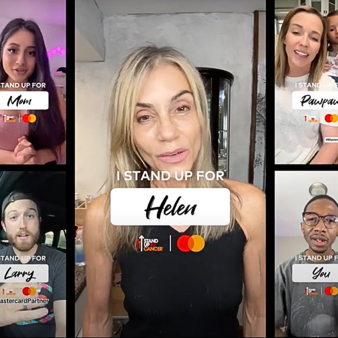 DIVEBillboards's tweet image. #ShortyImpact #shortyawardsfinalist #outofphone #Mastercard #tiktok #divebillboards #standuptocancer