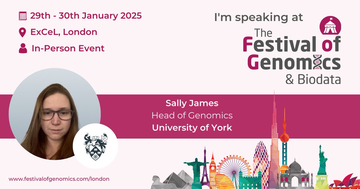 Happy to share that I'll be heading back to London in January to speak at the Festival of Genomics and Biodata. Registration open and free for 90 % of attendees. It would be great to see you there! hubs.la/Q02TptWZ0
#FOG2025