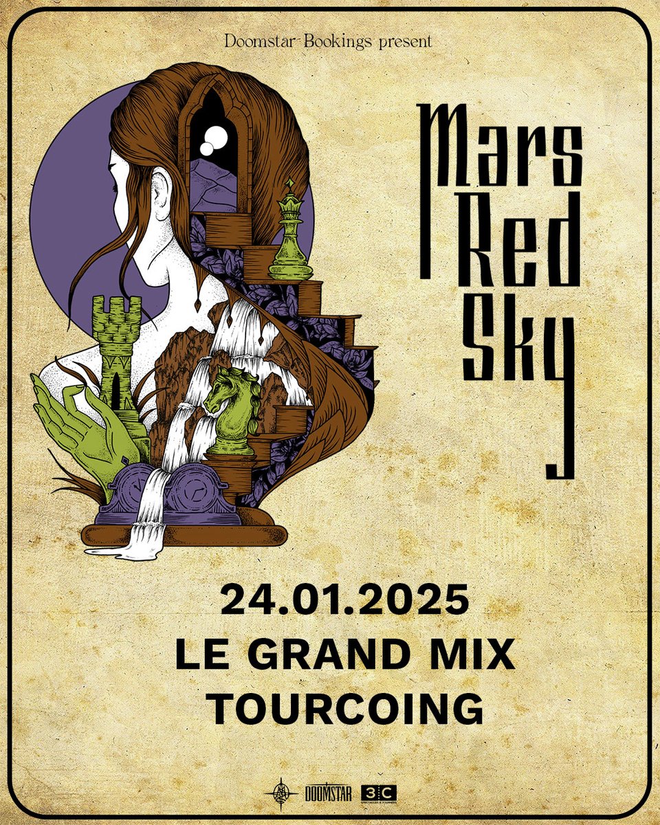 Annonce ------ 🙌
Biberonné à Sonic Youth, The Jesus Lizard ou My Bloody Valentine, les Bordelais de  Mars Red Sky seront de retour au Grand Mix en janvier !
🎟️ legrandmix.com/fr/agenda/mars…
🗓️ vendredi 24 janvier 2025 à 20h
📍Le Grand Mix, Tourcoing