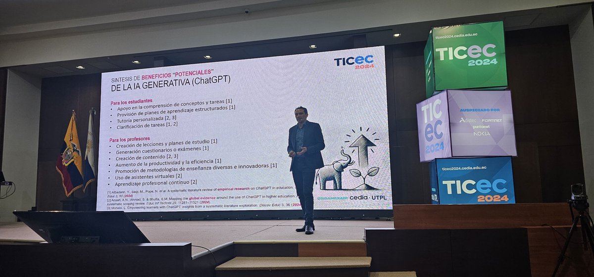 Gracias Roberto por tu presentación en el #ticec2024 esperamos poder seguir colaborando !!! Desde Australia a Ecuador.