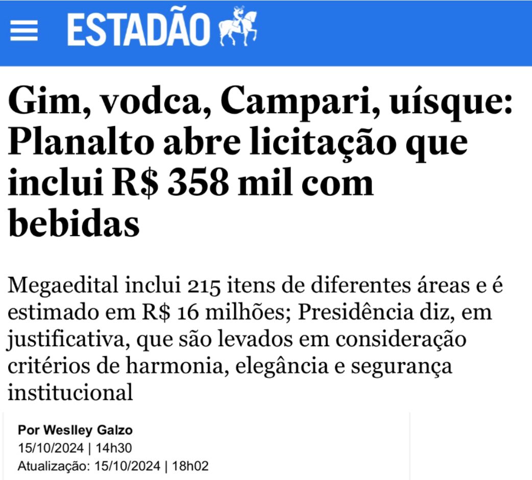 brom_elisa's tweet photo. Pai dos Pobres e suas prioridades!😂 https://t.co/EbSSnoohTa