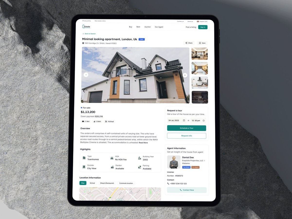 Maqawagency's tweet photo. Estate - Real Estate Website Details Page Design
Check the Full Preview and share your thoughts: https://t.co/F99Iha3Zes
.
.
.
#realestate #realestatewebdesign #realestateindustry #realestateui #realestateux #modernrealestatedesign #uidesign #uxdesign https://t.co/qp8j3M3po3