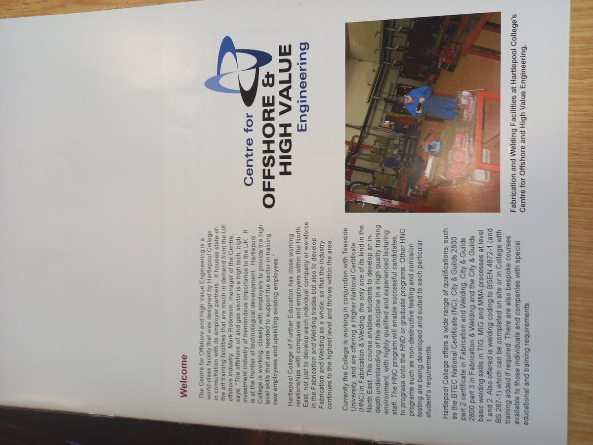 Darren Hankey (@hcfeprincipal) on Twitter photo <a href="/hartlepoolfe/">Hartlepool College</a> is 175 years old & we have loads of artefacts from down the years.
Love this from 2009 focusing on our superb fabrication & welding curriculum & facilities which are still going strong today 😍
One for <a href="/FESkillsHistory/">Paul Smith</a> <a href="/hartlepoolfe/">Hartlepool College</a> is 175 years old & we have loads of artefacts from down the years.
Love this from 2009 focusing on our superb fabrication & welding curriculum & facilities which are still going strong today 😍
One for <a href="/FESkillsHistory/">Paul Smith</a>