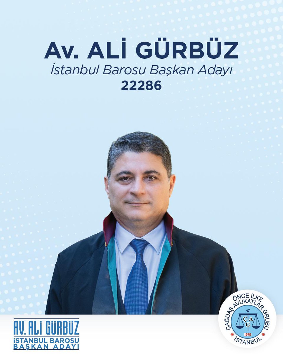 yildizalikemal's tweet photo. Sevgili meslektaşlarım, dostlarım, arkadaşlarım hafta sonu yapılacak İstanbul Barosu seçiminde var “Önce İlke Çağdaş Avukatlar Grubu - Başkan Adayı Ali Gürbüz” listesinden Yönetim Kurulu Üyeliği adayıyım. Desteklerinizden mutluluk duyarım. 🙏😊 https://t.co/j3MgBQ0hDq