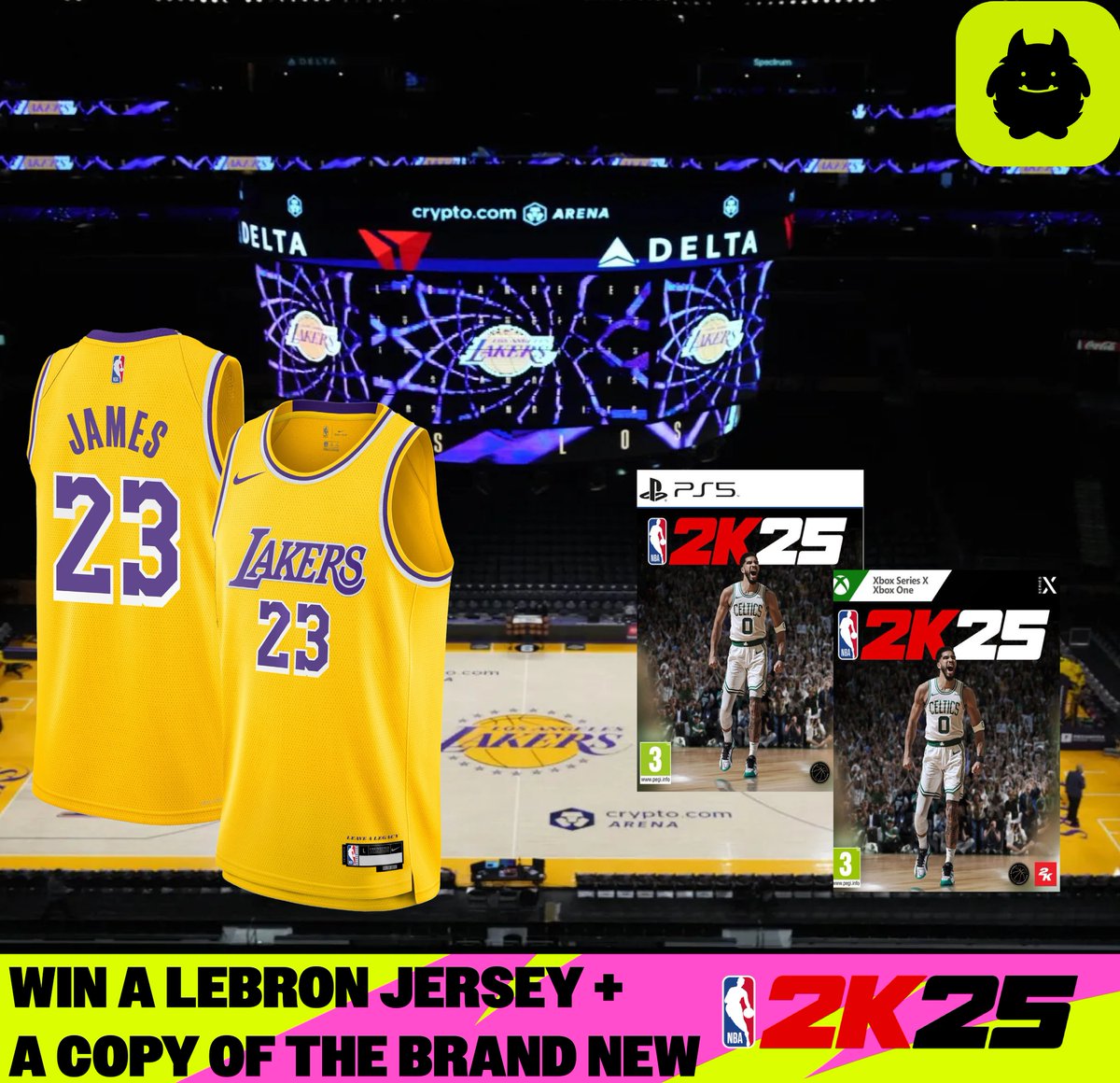 The NBA season is nearly here and to celebrate we've teamed up with <a href="/NBA2K/">NBA 2K</a> to give away an official Lebron👑James Lakers Jersey and a FREE copy of the recent NBA2k25 Game!

To Enter:
🏀Follow us
🏀RT this post
🏀Tag your MVP on the court

Winner TBA - 22.10
