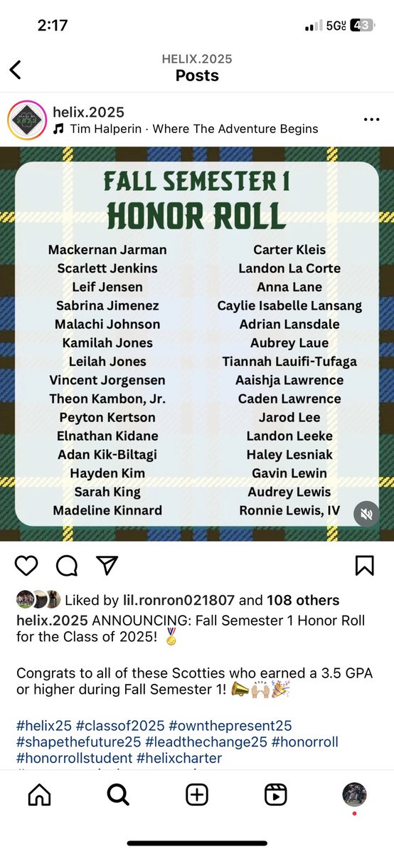 Finished semester 1 with a 3.67 gpa <a href="/HelixFootball/">Helix Football</a> <a href="/Coach_Jake_T/">Jake Tauanu’u</a> <a href="/sdfootball/">SDFN Ray</a> #academicweapon
