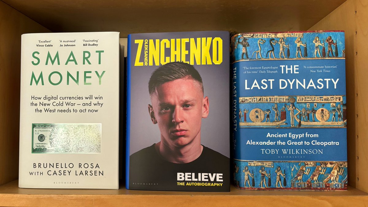 What I love about my job at <a href="/BloomsburyBooks/">Bloomsbury Books UK</a> is the variety in what I get to publish. A week today, I have three brilliant books coming out - and they could not be more different, covering 2500 years and the whole planet...