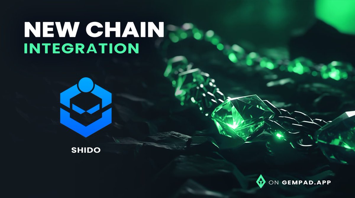We're extremely proud to announce that <a href="/shidonetwork/"></a> #GemPad is now live on #GemPad. 🤝

#Shido is the leading Layer 1 Proof-Of-Stake Network. ✅

As part of this amazing partnership, we're offering exclusive discounts to projects listing on Shido for the month of #Uptober. 🔥