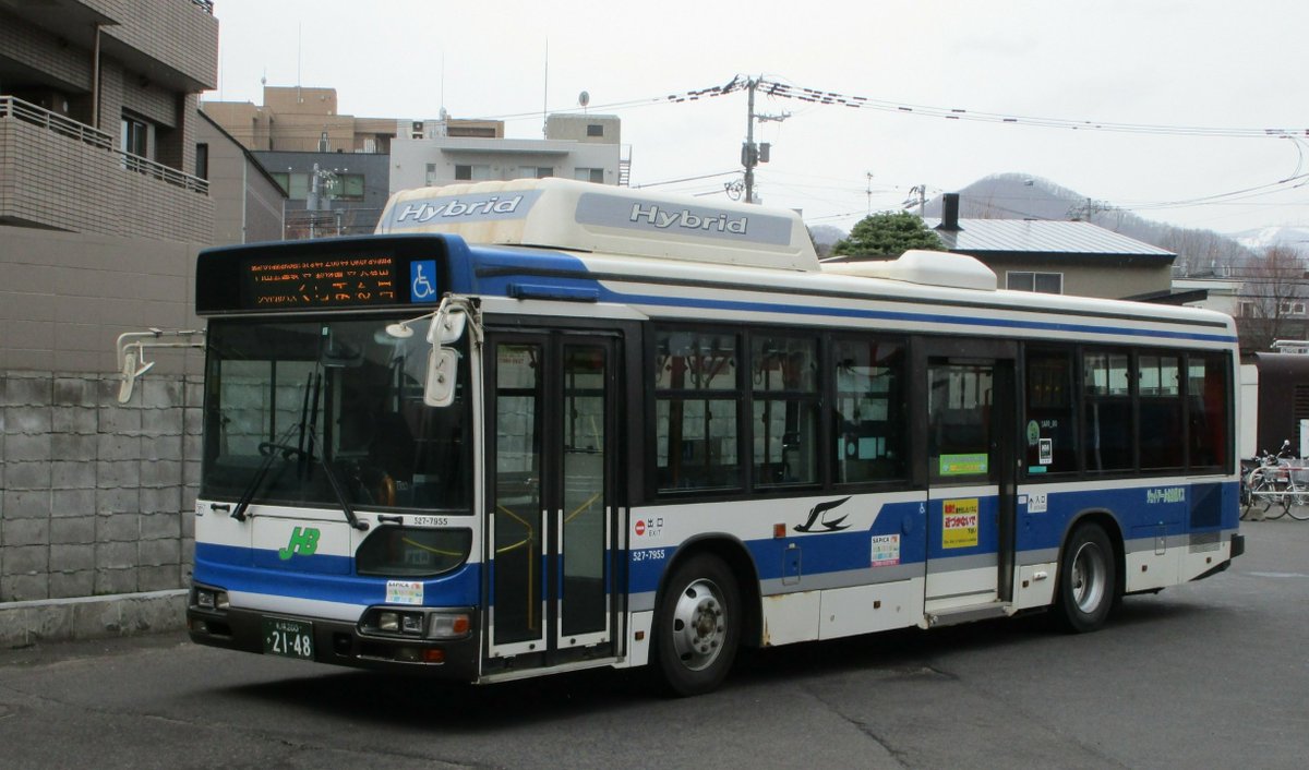 ジェイ·アール北海道バス 札幌200か2148 527-7955 日野自動車/J-BUS