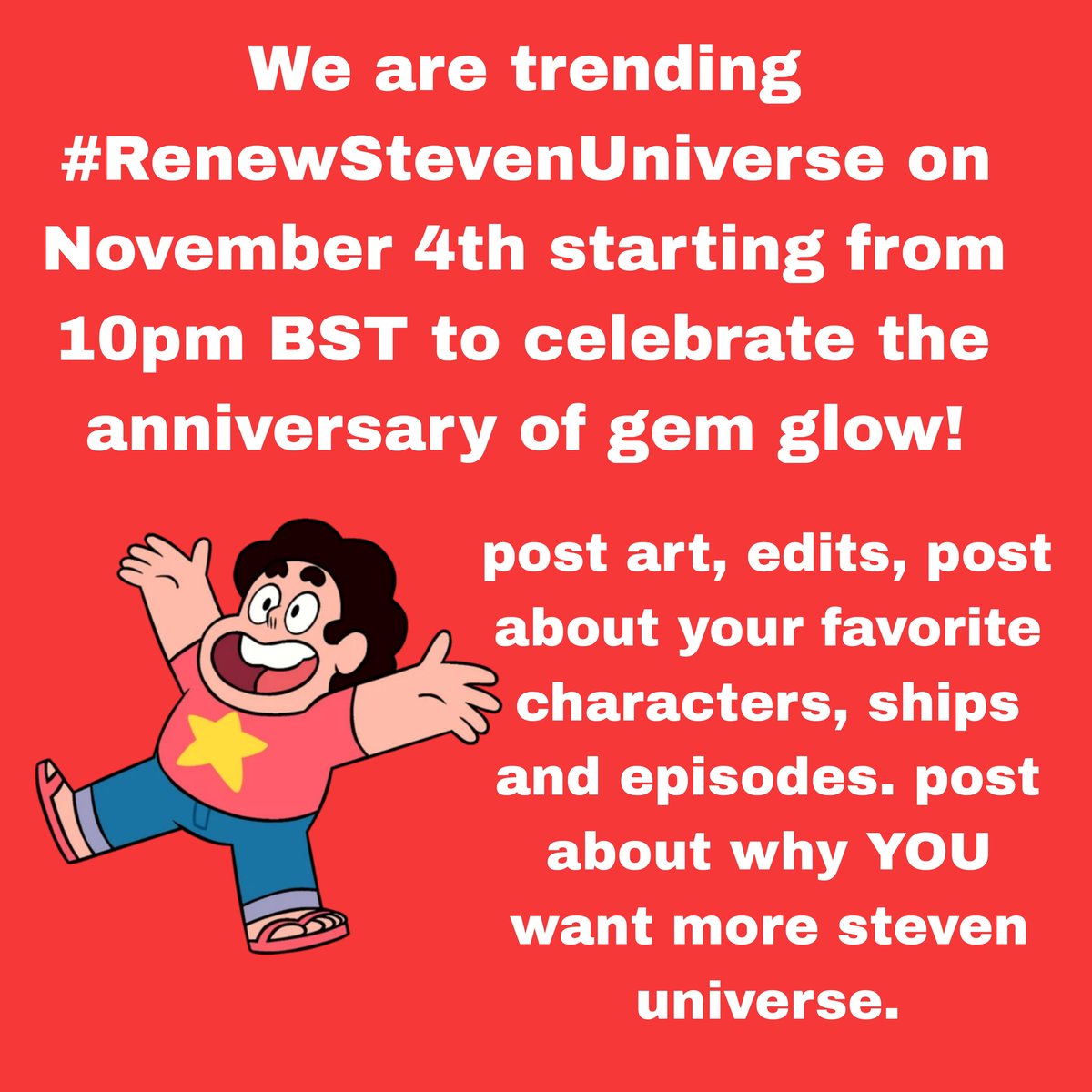 please rt and spread the word! #RenewStevenUniverse