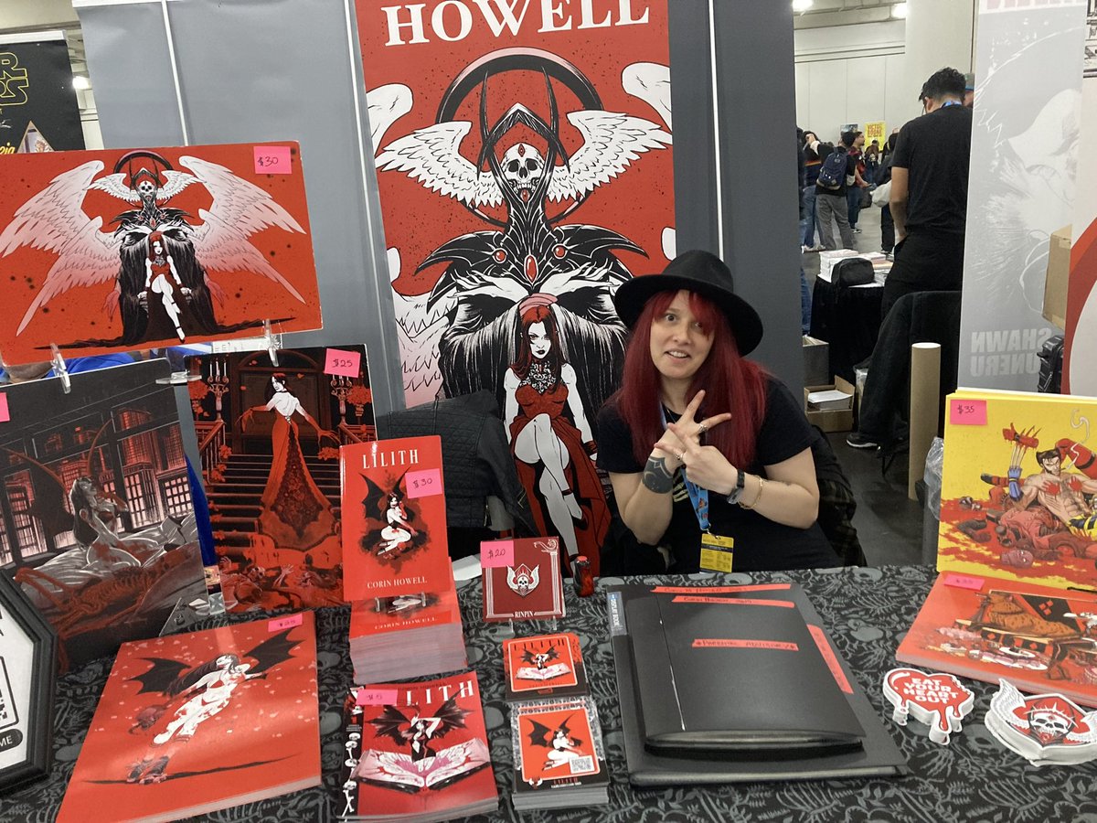 corinmhowell's tweet photo. Imma here! Itssa me! I’m here at @NY_Comic_Con in Artist Alley at D-02!! I’ve got some new things to share 😈 https://t.co/DsZPo0UQGP