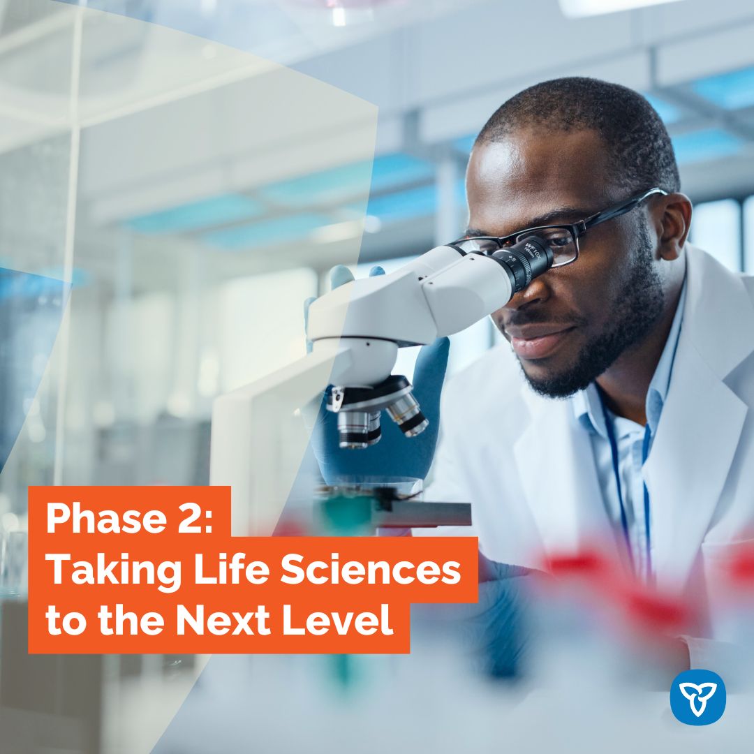 ONeconomy's tweet photo. DYK #Ontario’s life sciences sector is the largest in #Canada, employing over 72,000 talented workers?

Learn how Phase 2 of Ontario’s #lifesciences strategy is unleashing new opportunities across the province’s innovation ecosystem.

https://t.co/pki6ChSs5K

#MedTechCon https://t.co/TcYDFfnlfE