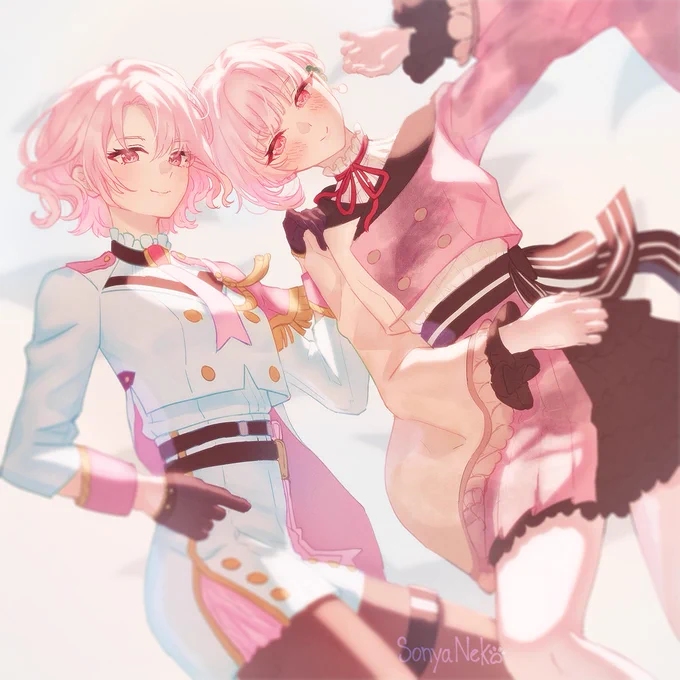 I was looking at my old drawings and realized I only drew Mizuki smiling once i have to fix that later.... (2021->2024) 
