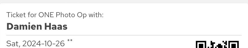 Wahey! Booked my ticket to meet Damien, the bloke who helped change my life for the past four years! Hope he is looking forward to visiting the UK for the first time too!