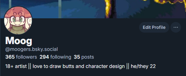 Moogers64's tweet image. I'll still be uploading here so no worries, but I also have a bsky for those that have one! (18+ tho pls it's got both of my accounts stuff on there^^)