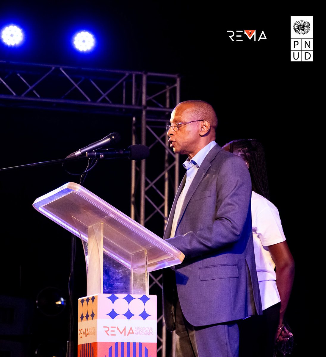 <a href="/teixei15/">Alfredo Teixeira</a> RR du PNUD  au Burkina Faso : Les #REMA2024 ne sont pas qu’un festival 🎶! C’est une plateforme d’échange, d’apprentissage et de croissance pour les professionnels de la musique en Afrique et au-delà. Ensemble, cultivons innovation et collaboration sur notre continent