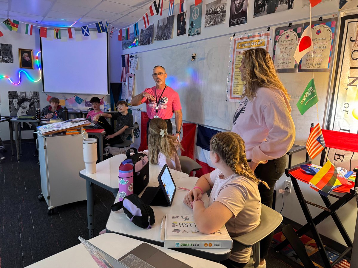 HSESchools's tweet photo. Before Fall Break, we surprised our first R.A.V.E. Review winner of the 2024-25 school year with a $100 gift card. Congratulations to @FJHChargers' Jenna Pyle. 🎉 Ms. Pyle has been nominated multiple times by students and parents for her care, patience, and commitment.

Big thanks to our generous sponsors! @hsefoundation, @ReMaxComplete and Fishers Coworking & Events.

Submit a R.A.V.E. today: https://t.co/Y99yhzWNaf