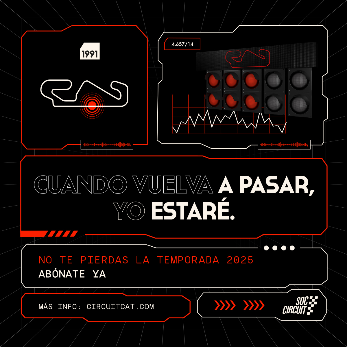 Circuitcat_es's tweet photo. Si hay una salida épica que se convierta en leyenda... yo estaré! 🙋

Reserva ya tu Abono y no te pierdas la temporada 2025 del Circuit! No esperes a la última vuelta, disponibilidad limitada por alta demanda! ⚠

ℹ🎟 https://t.co/GFF7vFtF7U
#socCircuit https://t.co/LRkByyUn1B