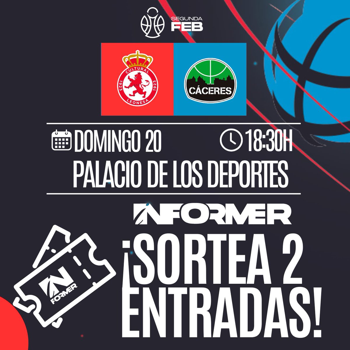 elinformerule_'s tweet photo. 🚨MENSAJE INFORMER🚨

🏀SORTEAMOSSSSSS 2 ENTRADAS PARA ESTE DOMINGO🏀 

¡Junto a la Cultural, SORTEAMOS 2 ENTRADAS para ver al equipo de Basket el día 20 de Octubre!

¿Cómo participar? (Muy faciiiiiil)🤪

1 - Da Rt a este Post ♻️

2 - Sigue a @CultuBaloncesto y a @INFORMERULE1 ❤️

Daremos los ganadores el día 18 (SÁBADO) a las 12:00 horas. 🏆

¡Importante tener los mensajes directos abiertos para recibir nuestro mensaje!

¡SUERTE!
