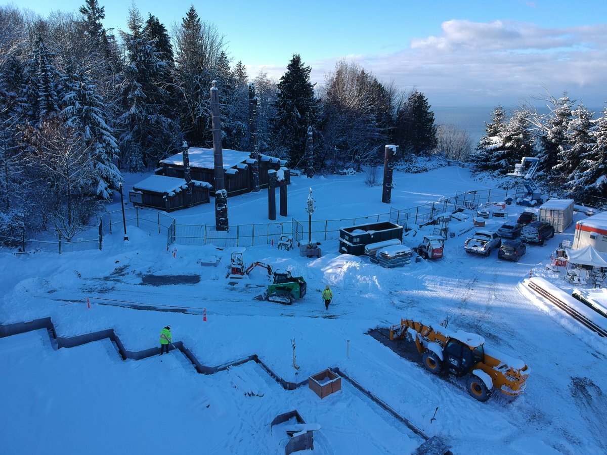 MOA_UBC's tweet photo. October 17 at 10:17 marks @ShakeOutBC, a worldwide earthquake preparedness drill. As part of MOA's seismic upgrades project, state of the art base isolators were installed that will protect the Museum and its collections in the event of an earthquake. https://t.co/UEjPWyYJFA https://t.co/rrDj6WmS20
