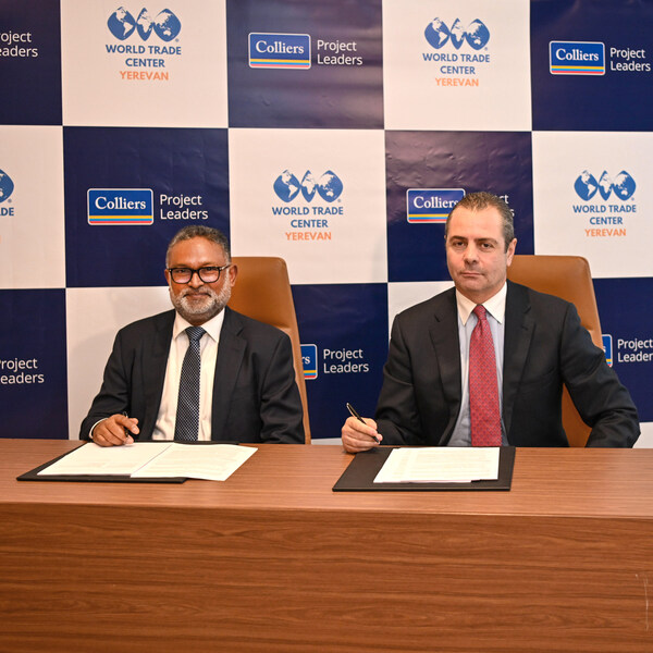 PRNEFinance's tweet photo. Colliers Project Leaders, Middle East secures $250-million World Trade Center, Yerevan project https://t.co/68jwaGlwaL https://t.co/IW7QJ6H8Vb