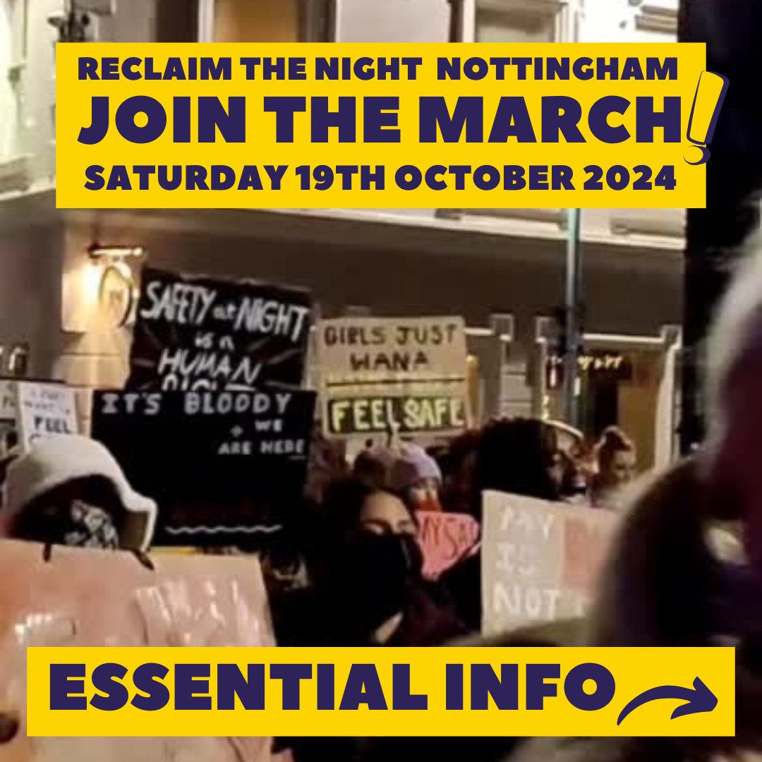Reclaim the Night Nottingham 🌙 tweet media