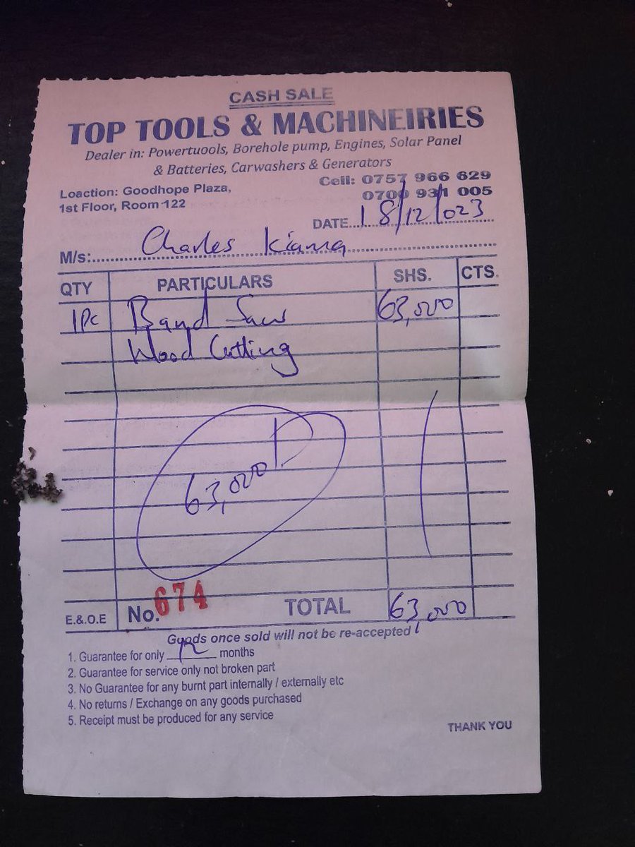 amerix's tweet photo. One of my followers, Charles Kiama, is selling these multipurpose woodwork machines at Ksh 130,000.
Location: Gitaru, Kikuyu.
Reason: He has been transferred to Wajir and will not be able to supervise his business.
His number: +254 796 388891
#ThursdayMarkets https://t.co/zDnfkykM2s