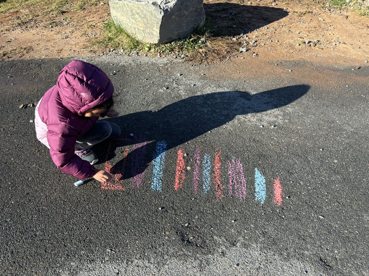 Angela DiLiberatore (@msdiliberatore) on Twitter photo We took grade 1’s outside to show us what they know about patterns! They used chalk and objects in nature to create a core which they repeated at least 3 times in their repeating patterns. <a href="/BedfordSouth/">Bedford South School</a> #seewhatimlearning #iteachmath We took grade 1’s outside to show us what they know about patterns! They used chalk and objects in nature to create a core which they repeated at least 3 times in their repeating patterns. <a href="/BedfordSouth/">Bedford South School</a> #seewhatimlearning #iteachmath