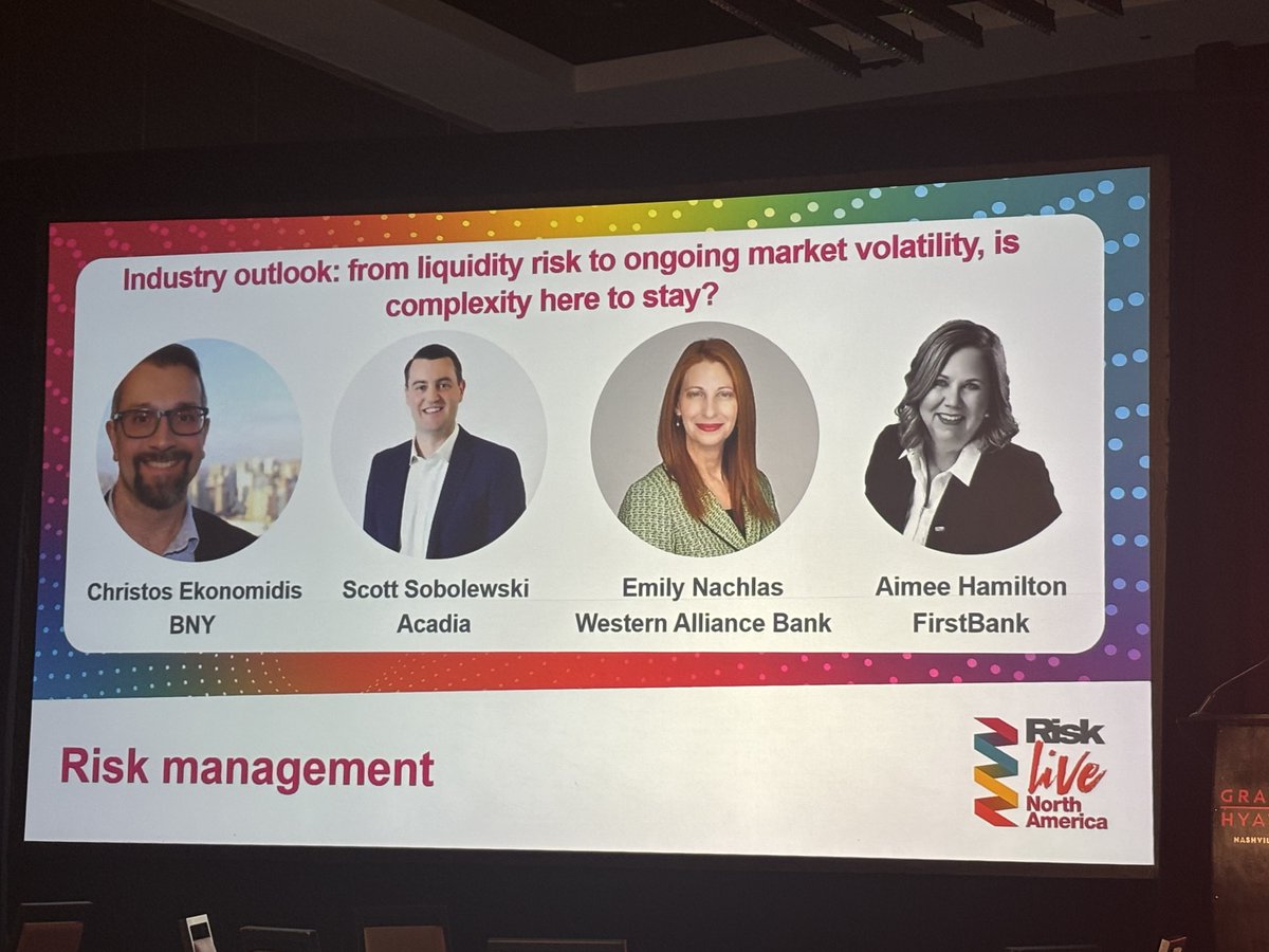 Acadia’s Scott Sobolewski joined an interesting discussion at Risk Live North America relating to the impacts of regulation and macro environment on banks and non-banks.
 
A big thank you to the hosts for a superb event that tackled lots of key industry talking points.