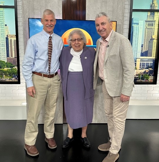 St. Vincent Charity Rosary Hall featured on FOX-8 New Day Cleveland show. Go to sistersofcharityhealth.org/blog to see the full video.