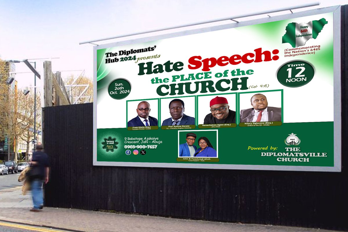 KINGDOM_VISA's tweet photo. It's going to be highly informative!

Join this conversation this Sunday 12Noon

@pwadumdi @pwadumdinathan @fogmmon @FogmmonAbuja @fogmmonedostate @haliryogbonna @AgwuKenechukwu @franketieetie

#Nigeria64thIndependence #JohnOkoh @TheDiplomatsvillechurch #TDH2024 #hatespeech https://t.co/FmxaU8KJbV
