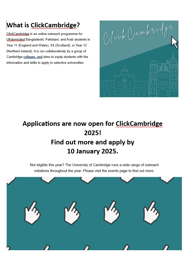 Visit clickcambridge.co.uk