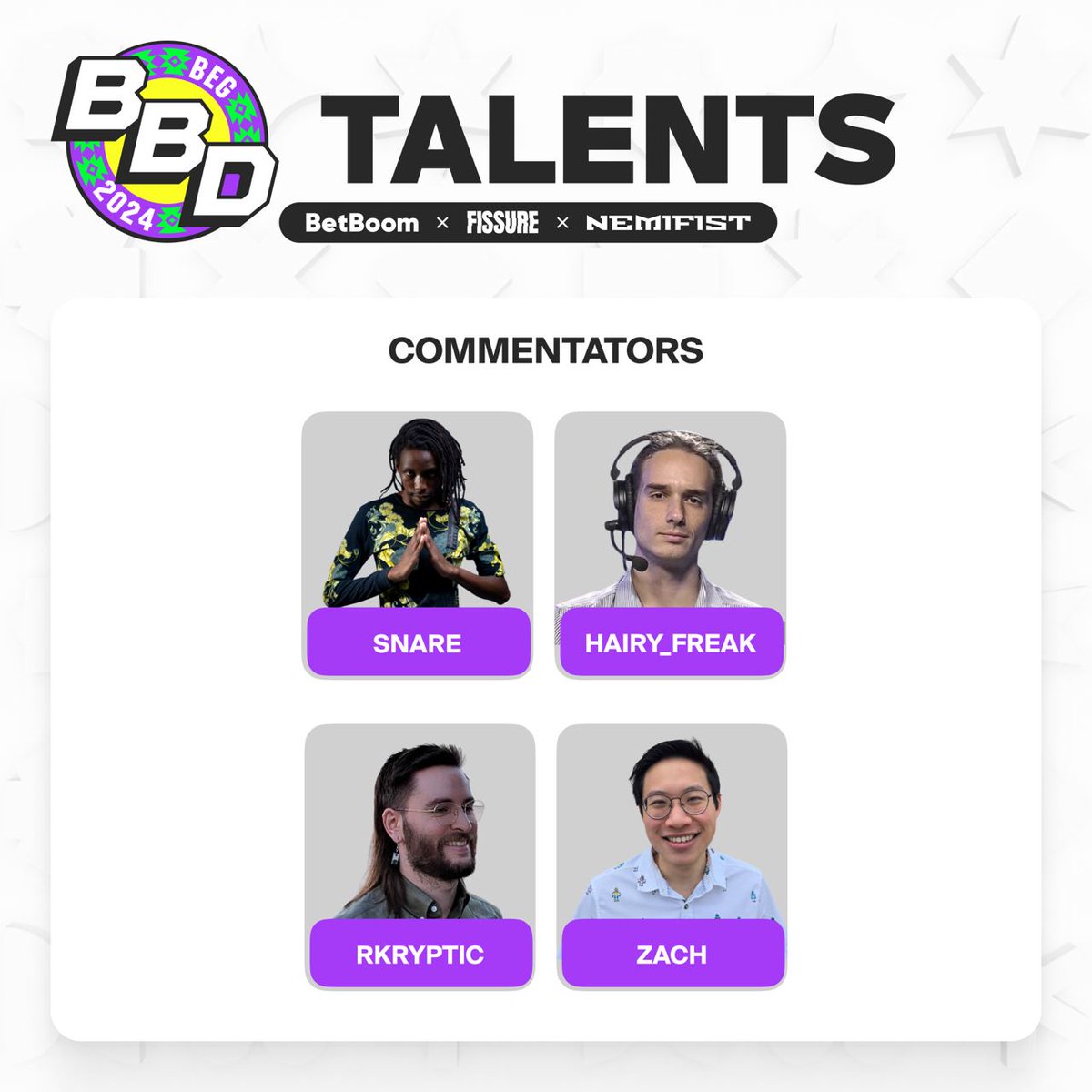 Did you really think we could be stopped?

Four more Talents at BetBoom Dacha Dota 2 2024 are right in front of you! <a href="/hairy_freak/">Nikola Babic</a> <a href="/rkryptic/">Ricky</a> <a href="/zquixotix/">ZQuixotix</a> 

Let’s meet up and get ready for the broadcast:
BetBoom_eng twitch.tv/betboom_eng
BetBoom_eng2 twitch.tv/betboom_eng2