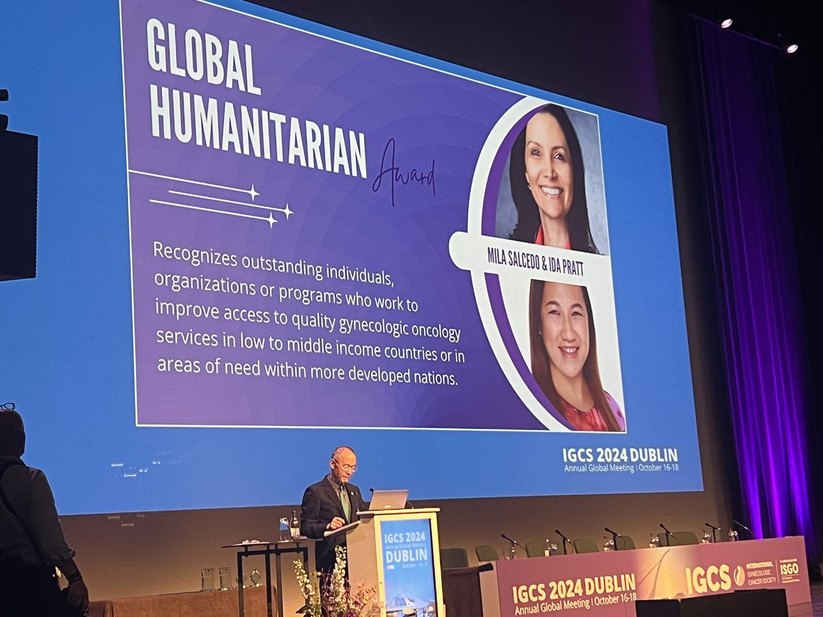Ahmed Hefnawy, MD (@ahmedahefnawy) on Twitter photo Congratulations 👏👏👏👏<a href="/MilaPSalcedo/">Mila Pontremoli Salcedo</a> & Dr Ida Pratt for <a href="/IGCSociety/">IGCS</a> Global Humanitarian award 🥇🏆 🌍
#IGCS2024 🇮🇪🍀
<a href="/RiosDoriaMD/">Eric Rios-Doria, MD</a> <a href="/abigailflynt/">Abigail S. Zamorano, MD MPHS</a> <a href="/IJGConline/">IJGC</a> <a href="/Isgoppi/">ISGO</a> <a href="/gyncsm/">GYN Cancer | #GYNCSM</a> #gyncancer Congratulations 👏👏👏👏<a href="/MilaPSalcedo/">Mila Pontremoli Salcedo</a> & Dr Ida Pratt for <a href="/IGCSociety/">IGCS</a> Global Humanitarian award 🥇🏆 🌍
#IGCS2024 🇮🇪🍀
<a href="/RiosDoriaMD/">Eric Rios-Doria, MD</a> <a href="/abigailflynt/">Abigail S. Zamorano, MD MPHS</a> <a href="/IJGConline/">IJGC</a> <a href="/Isgoppi/">ISGO</a> <a href="/gyncsm/">GYN Cancer | #GYNCSM</a> #gyncancer